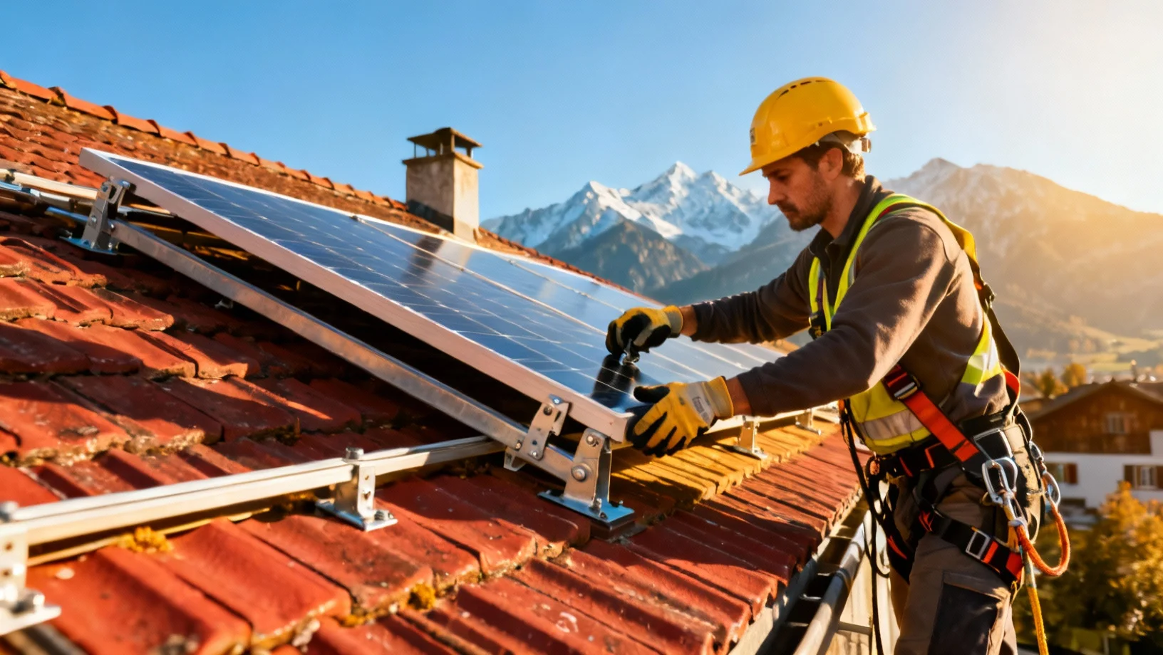 Installation professionnelle de panneaux solaires en Suisse